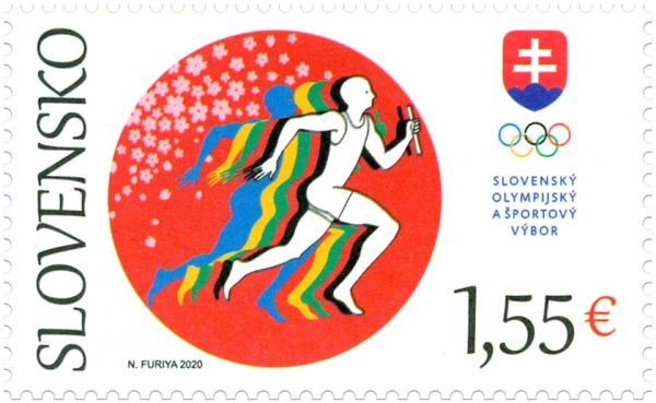 Poštová známka k olympijským hrám