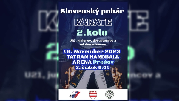 Priamy prenos Karate - Slovenský pohár