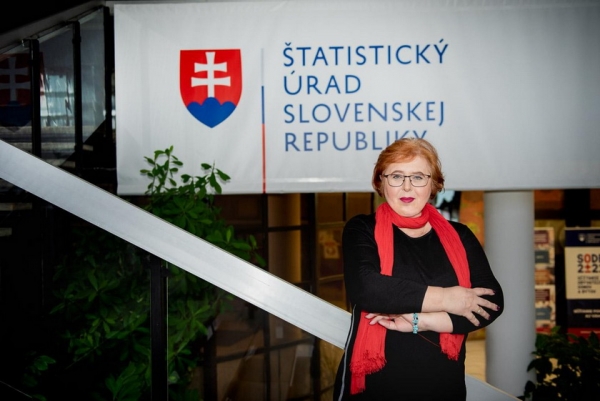 Foto: PhDr. Ľudmila Ivančíková, PhD., generálna riaditeľka Sekcie sociálnych štatistík a demografie