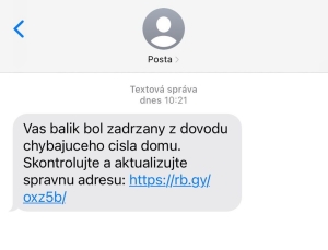 Podvodníci opäť zneužívajú meno Slovenskej pošty